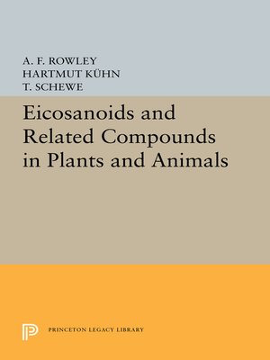 cover image of Eicosanoids and Related Compounds in Plants and Animals